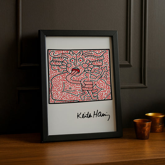 Cadre photo Keith Haring