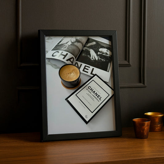 Cadre photo Chanel - Coffee
