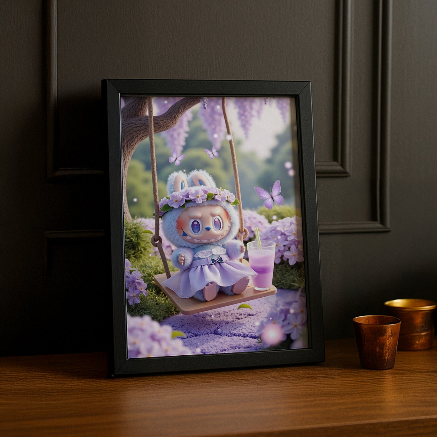 Poster Labubu - Jardin