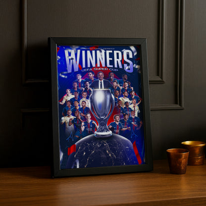 Poster Paris Saint-Germain UEFA Super Cup