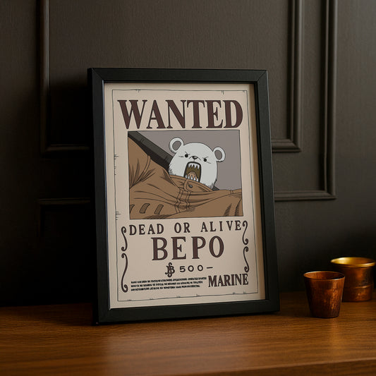 Cadre photo One Piece - Wanted Bepo