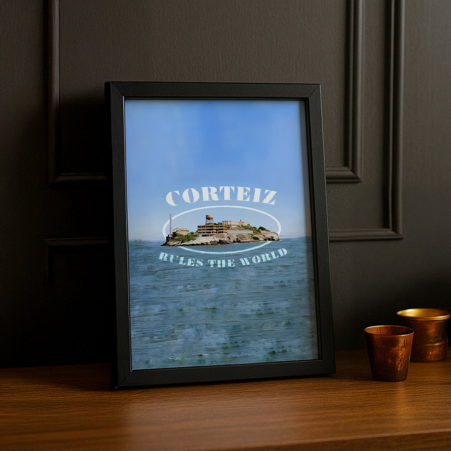 Poster encadrée Corteiz - Blue Water