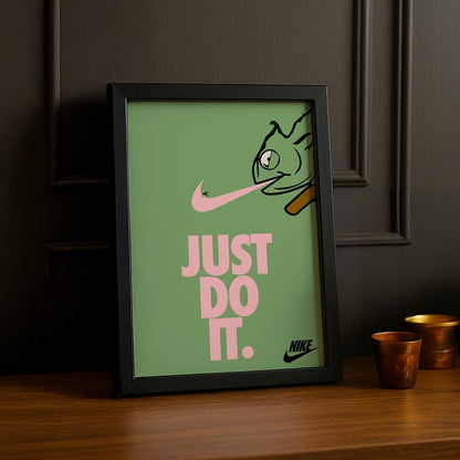 Poster Nike Just do It Grenouille