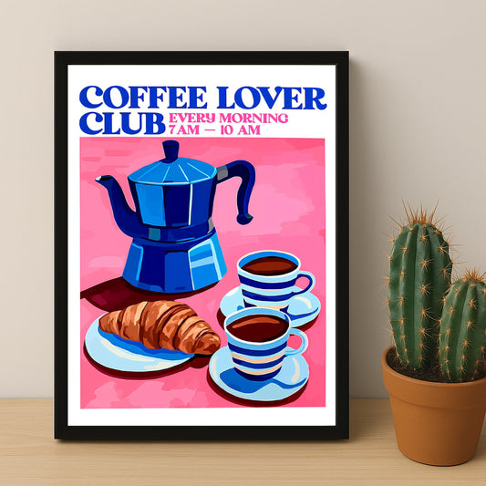 Cadre photo Coffee Lover - Club