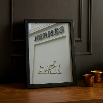 Cadre photo Hermès - Devanture