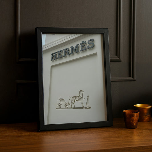 Cadre photo Hermès - Devanture