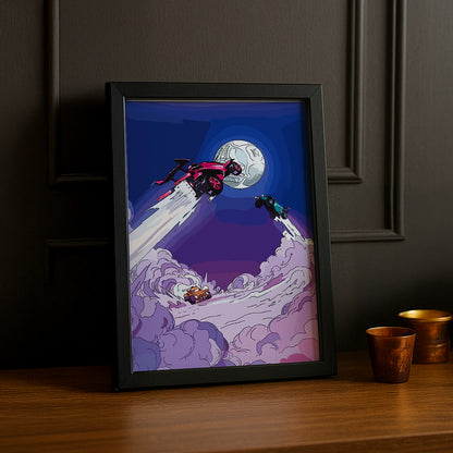 Cadre Photo Rocket League - Lune