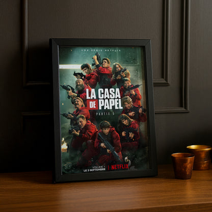 Cadre photo La casa de papel