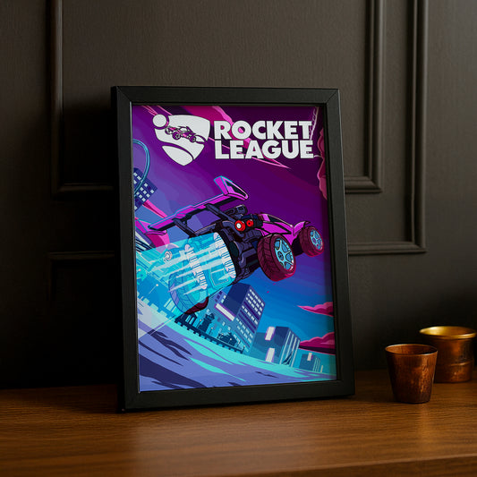Cadre Photo Rocket League - Voiture violette