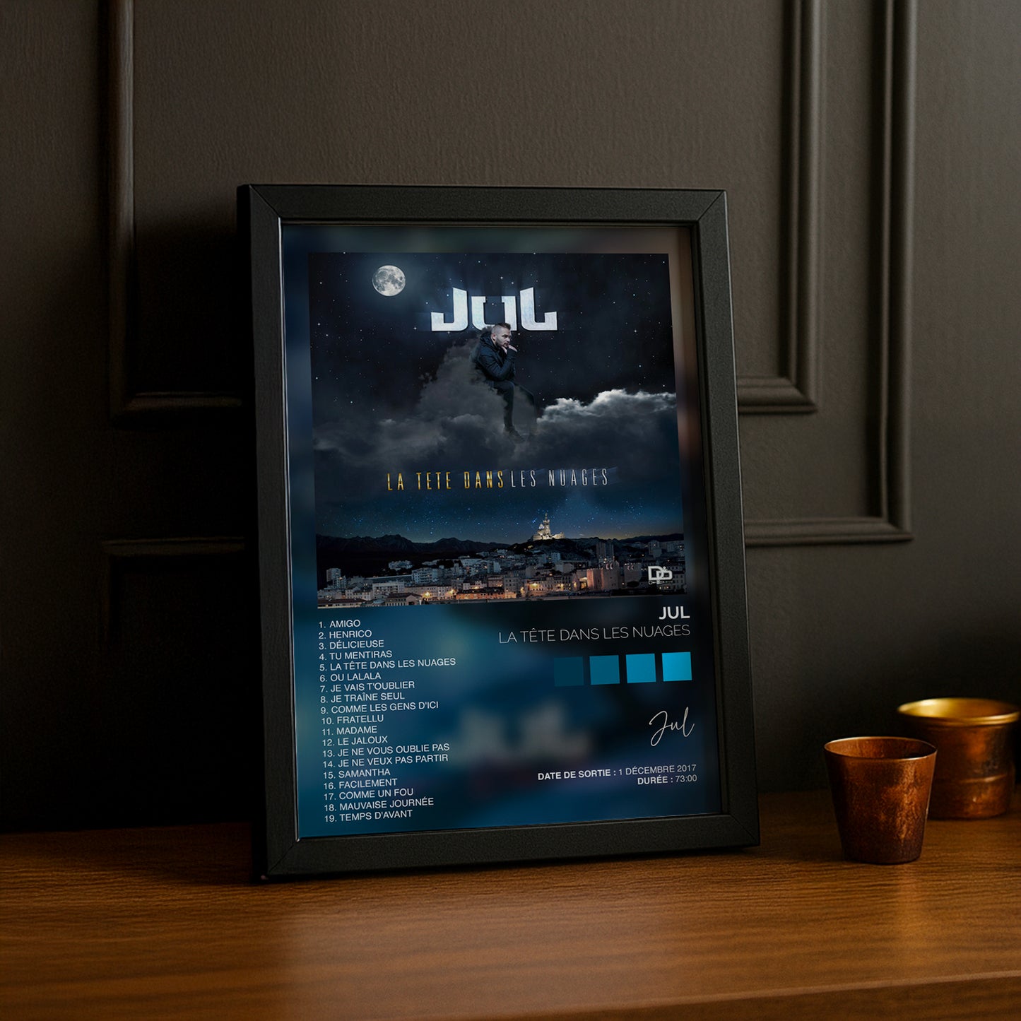 Poster Jul - Album La tête dans les nuages