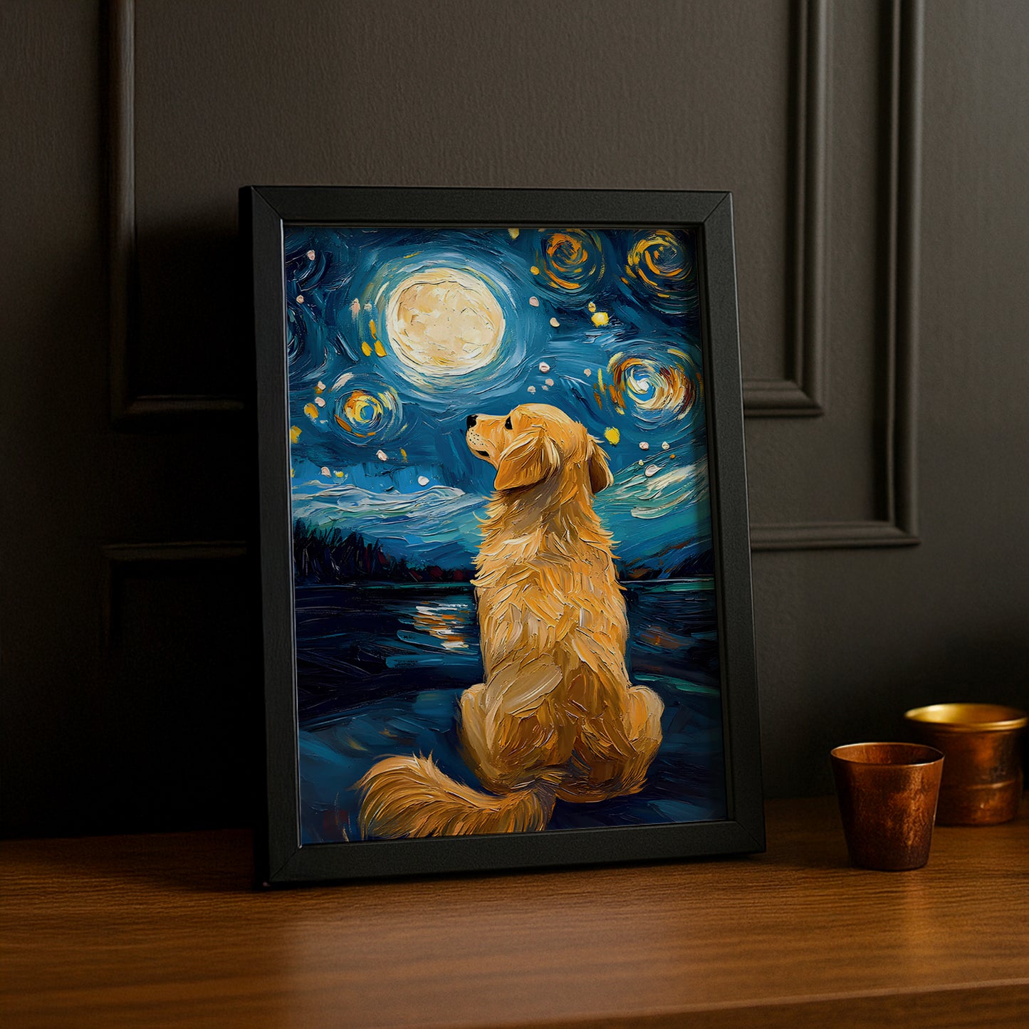 Portrait de chien - Poster