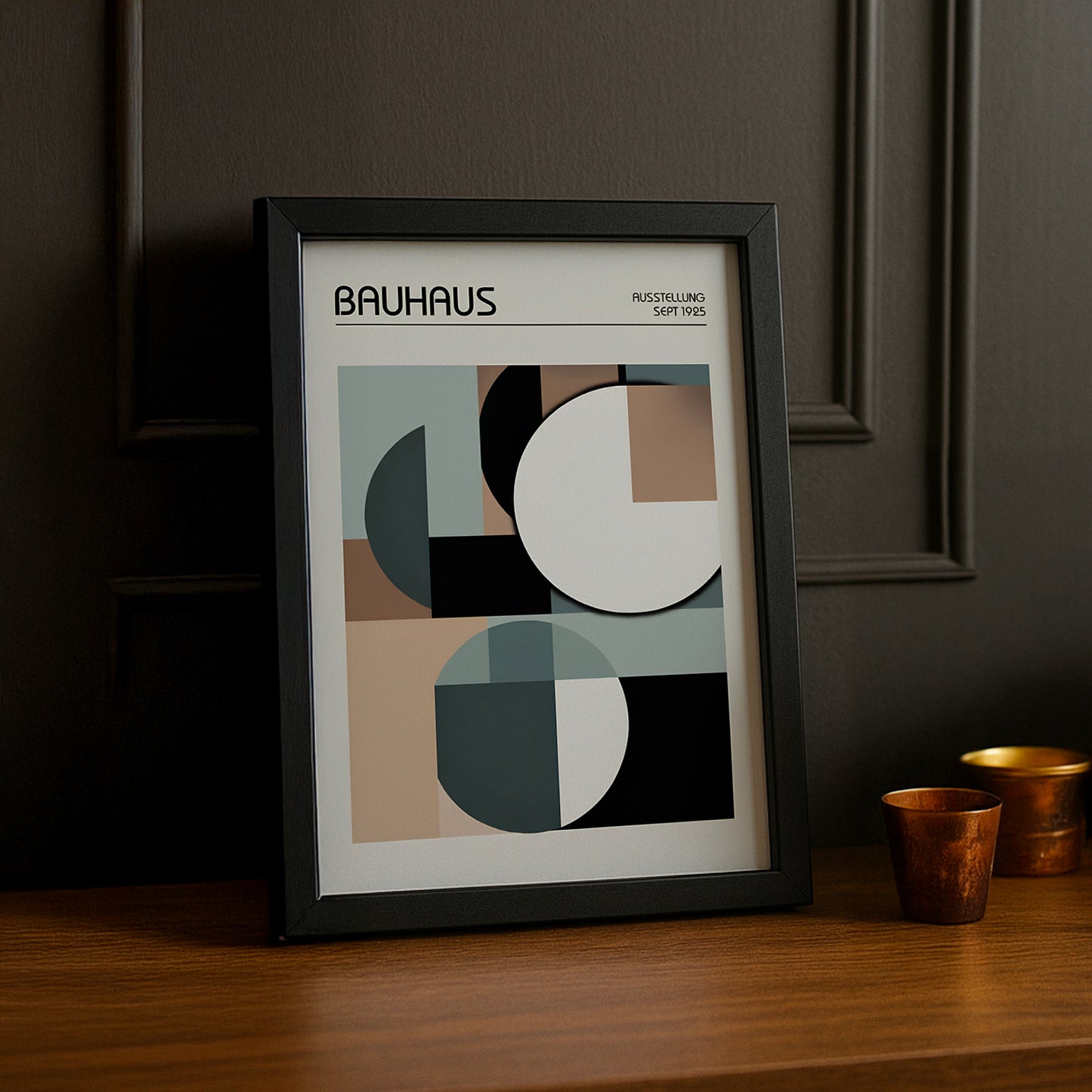 Cadre photo Bauhaus Ausstellung Sept 1925