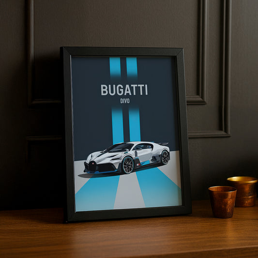 Cadre photo Bugatti Divo