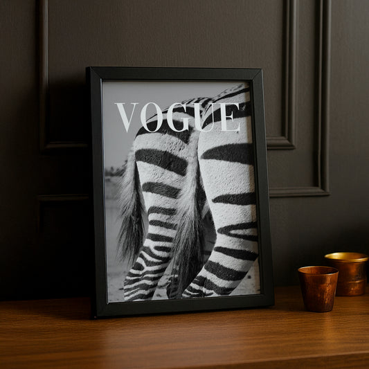 Poster Photo Vogue - Zèbre