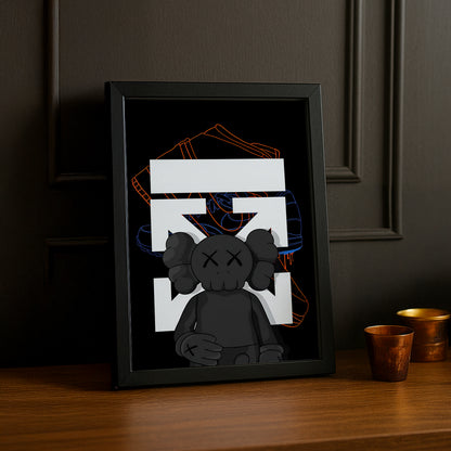 Cadre photo Off-White x Kaws