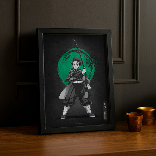 Cadre Photo Demon Slayer - Tanjiro Kamado Poster