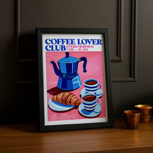 Cadre photo Coffee Lover - Club