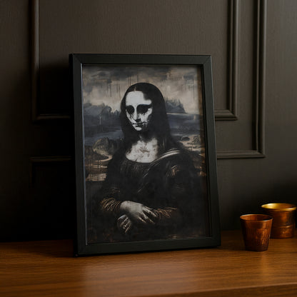 Cadre photo Mona Lisa La Joconde Scary