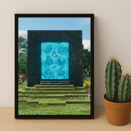Cadre photo Minecraft - Portail