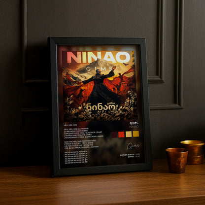 Cadre photo Titre Musicaux - Ninao de Gims