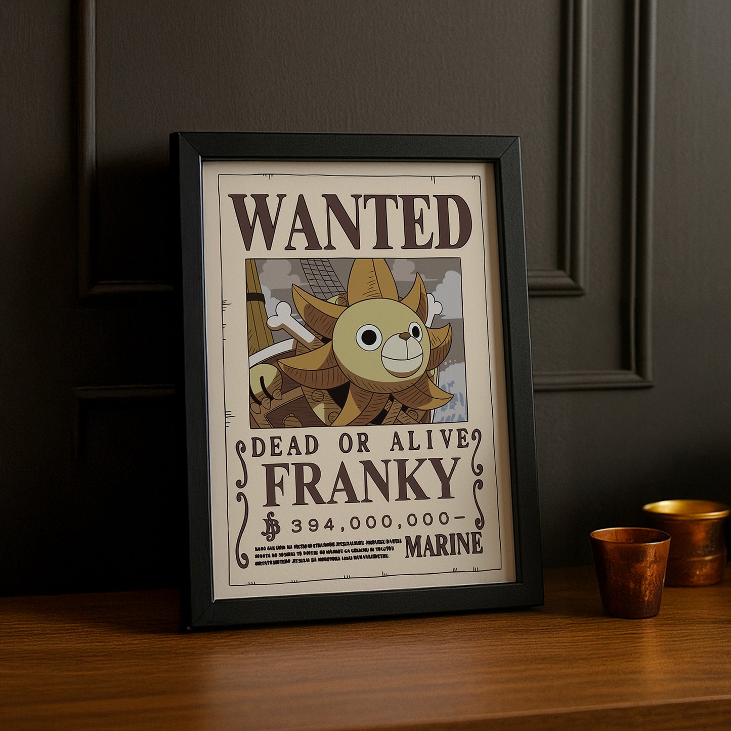 Cadre photo One Piece - Wanted Franky