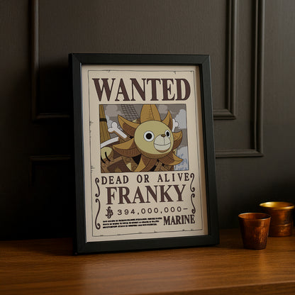 Cadre photo One Piece - Wanted Franky