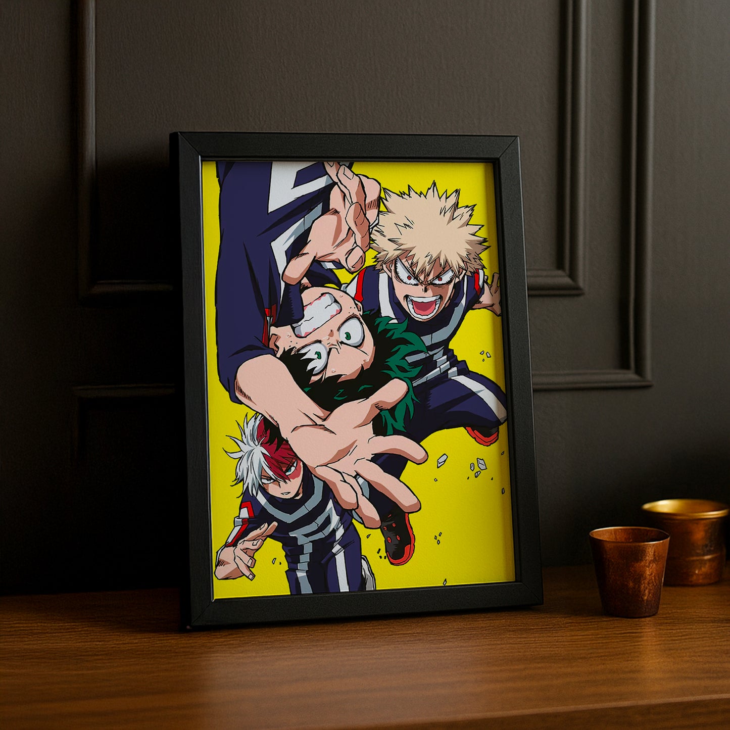 Cadre Photo My Hero Academia - Bakugo x Deku