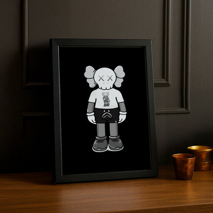 Cadre photo Kaws debout