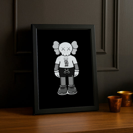 Cadre photo Kaws debout
