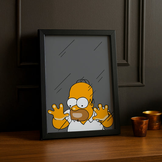 Cadre Photo Les Simpsons - Homer vitre