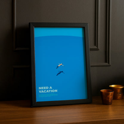 Cadre Photo Natation - Need A Vacation