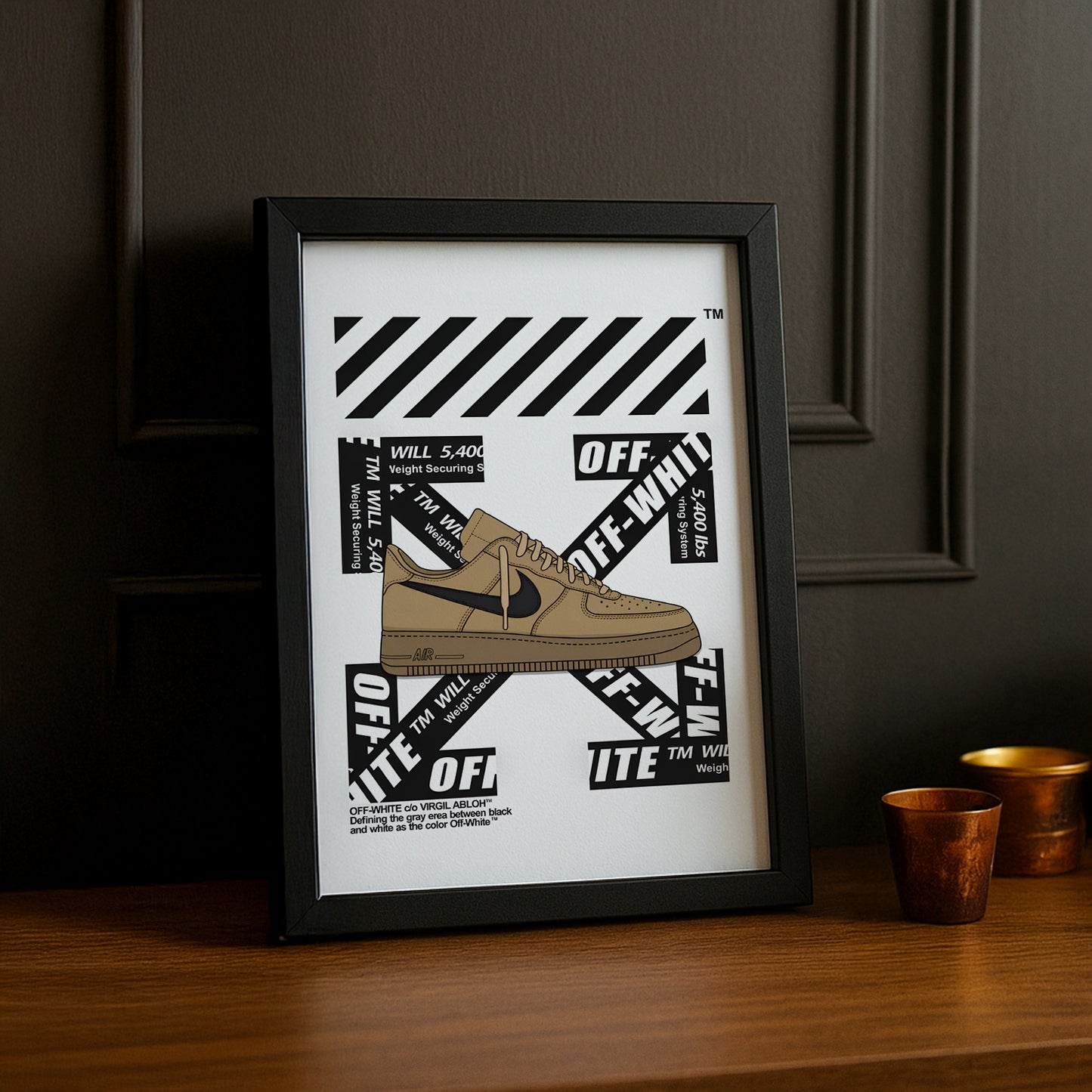 Cadre photo Air Force 1 x Off-White