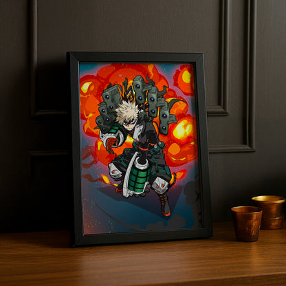 Cadre Photo My Hero Academia - Bakugo Explosive