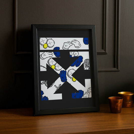 Cadre photo Off-White x Kaws