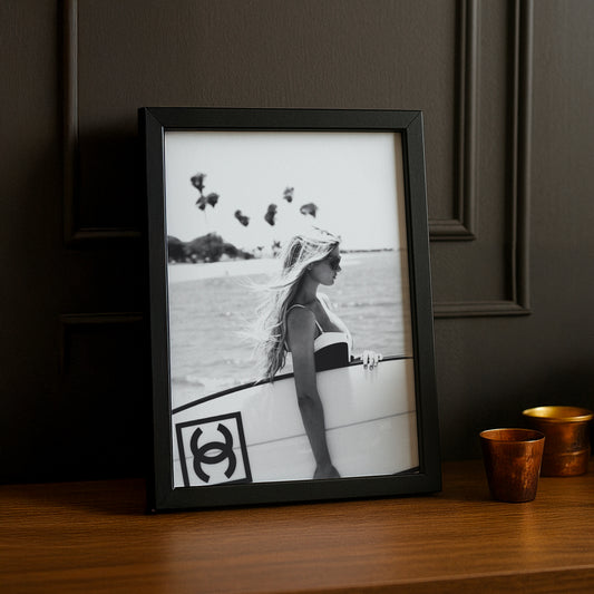 Cadre photo Chanel surf
