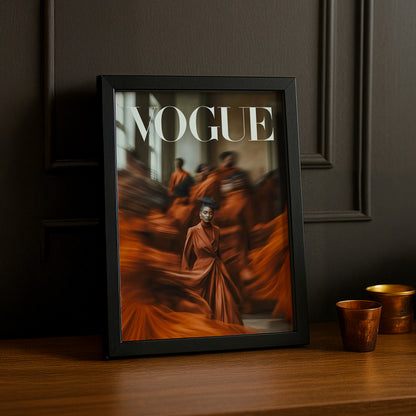 Poster Photo Vogue - Orange