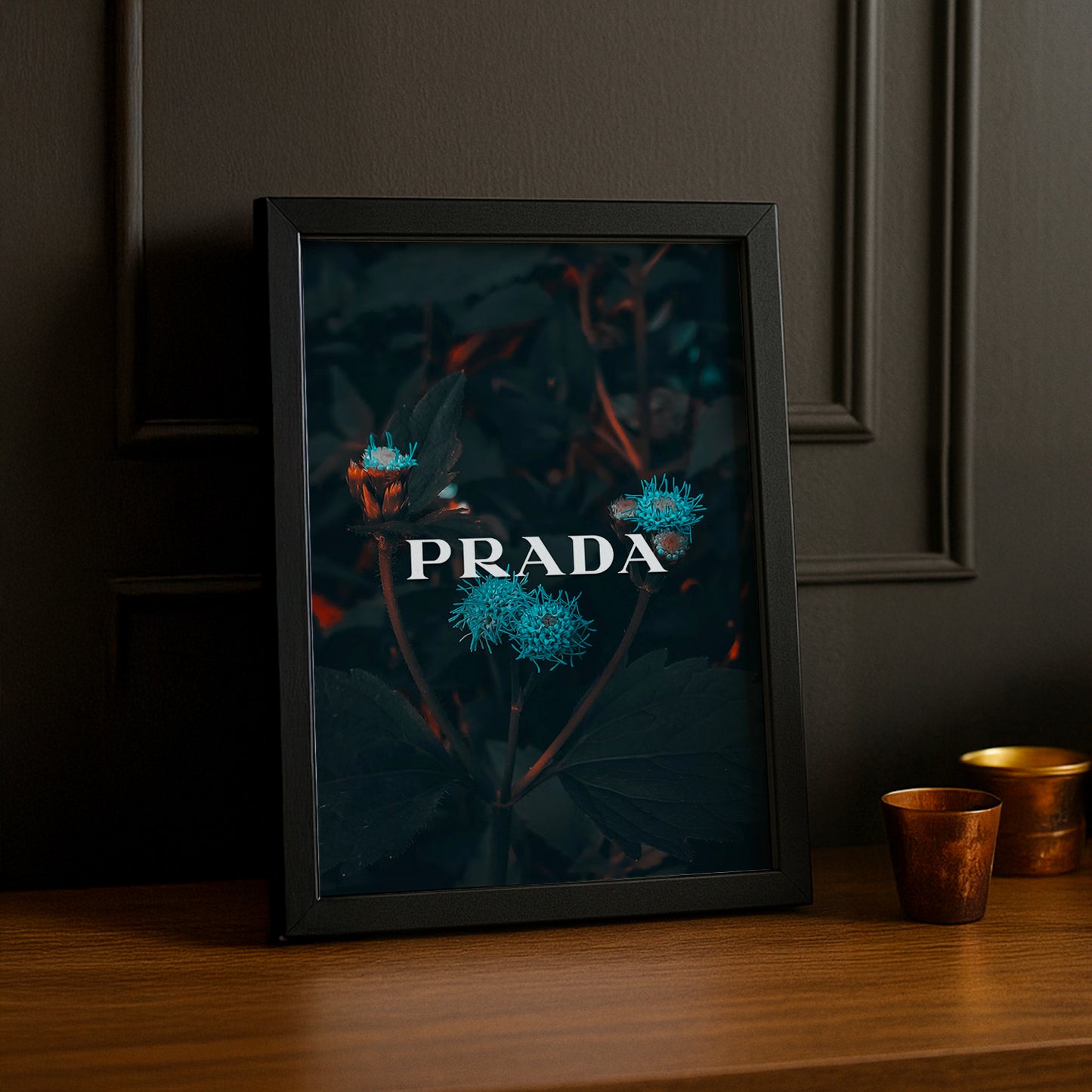 Cadre Photo Prada - Aesthetic Flowers