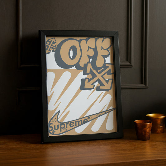 Cadre photo Nike x Off-White