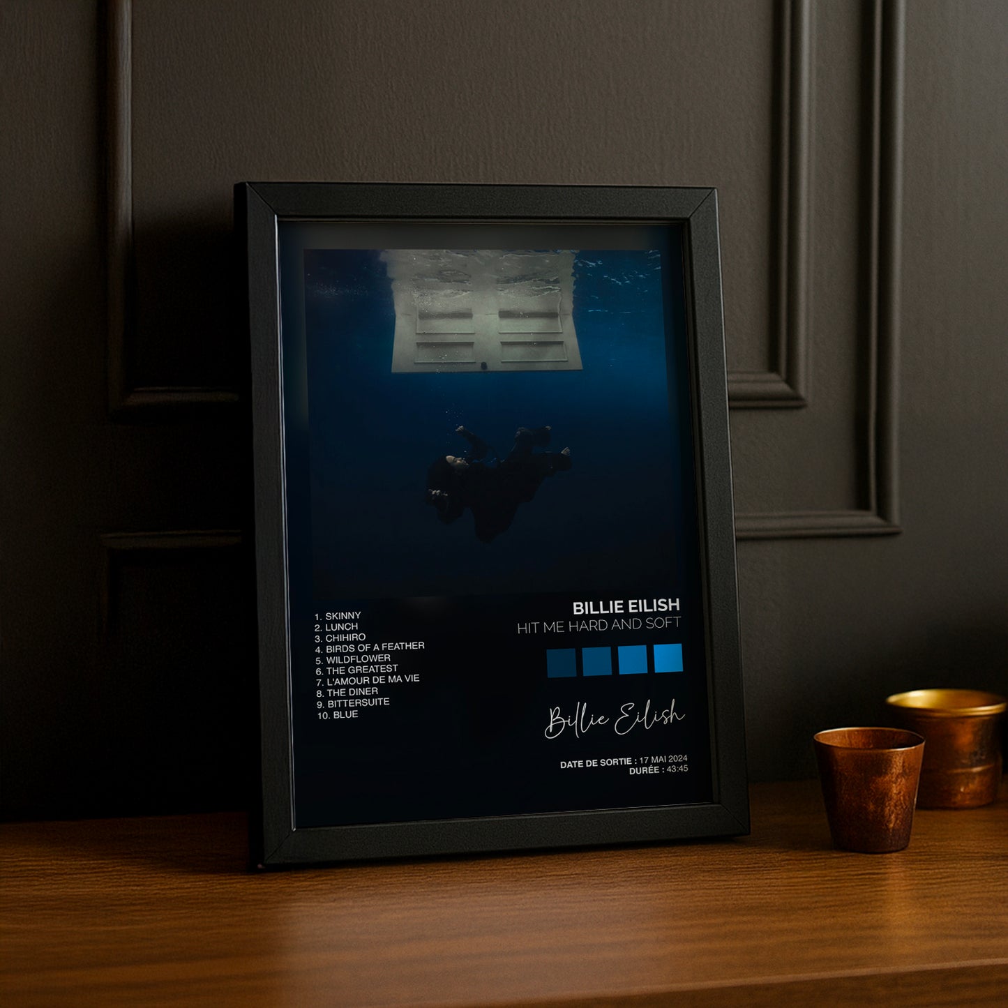 Cadre photo Album - Billie Eilish Hit me hard hit me soft