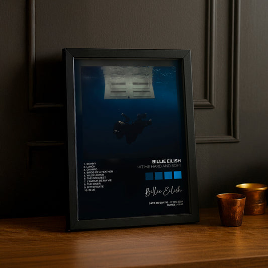 Cadre photo Album - Billie Eilish Hit me hard hit me soft