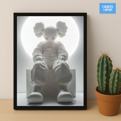 Poster Kaws - White