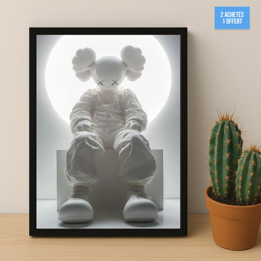 Poster Kaws - White
