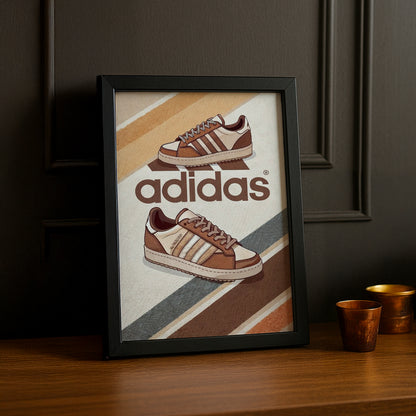 Cadre photo Adidas - Superstar Beige