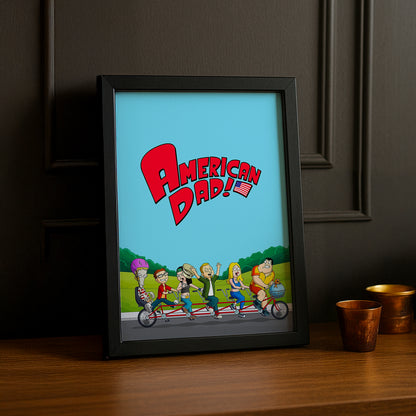 Cadre Photo American Dad - Vélo