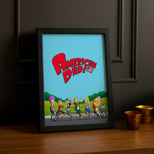 Cadre Photo American Dad - Vélo
