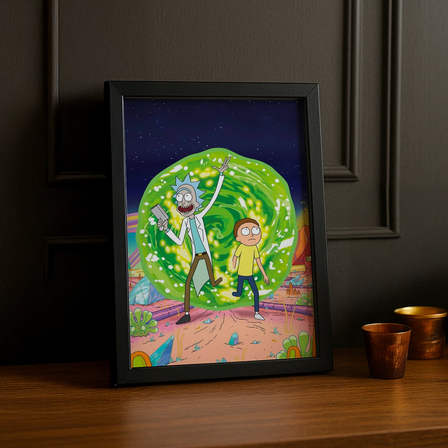 Cadre photo de Rick et Morty