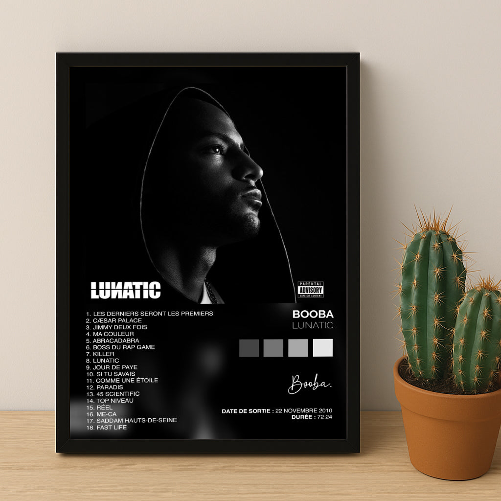 Poster - Album Booba Lunatic