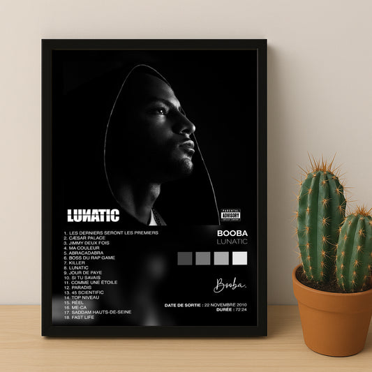 Poster - Album Booba Lunatic