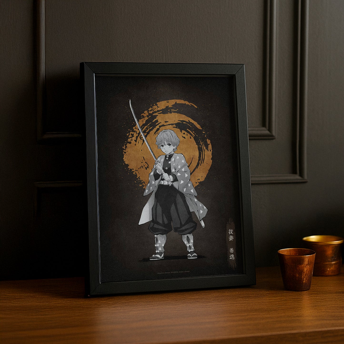 Cadre Photo Demon Slayer - Zenitsu Agatsuma