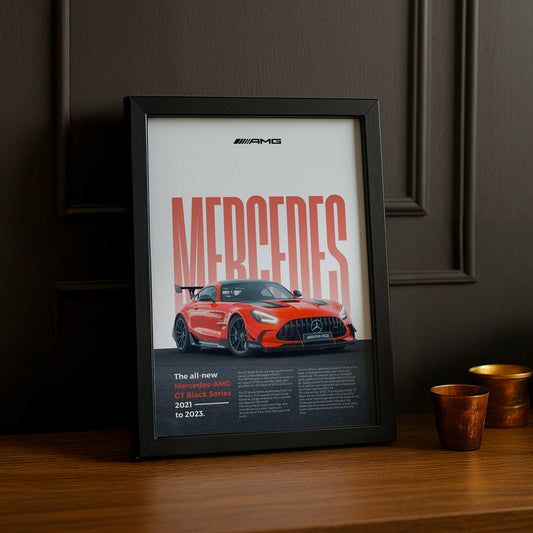 Poster Voitures - Mercedes AMG GT Black Series